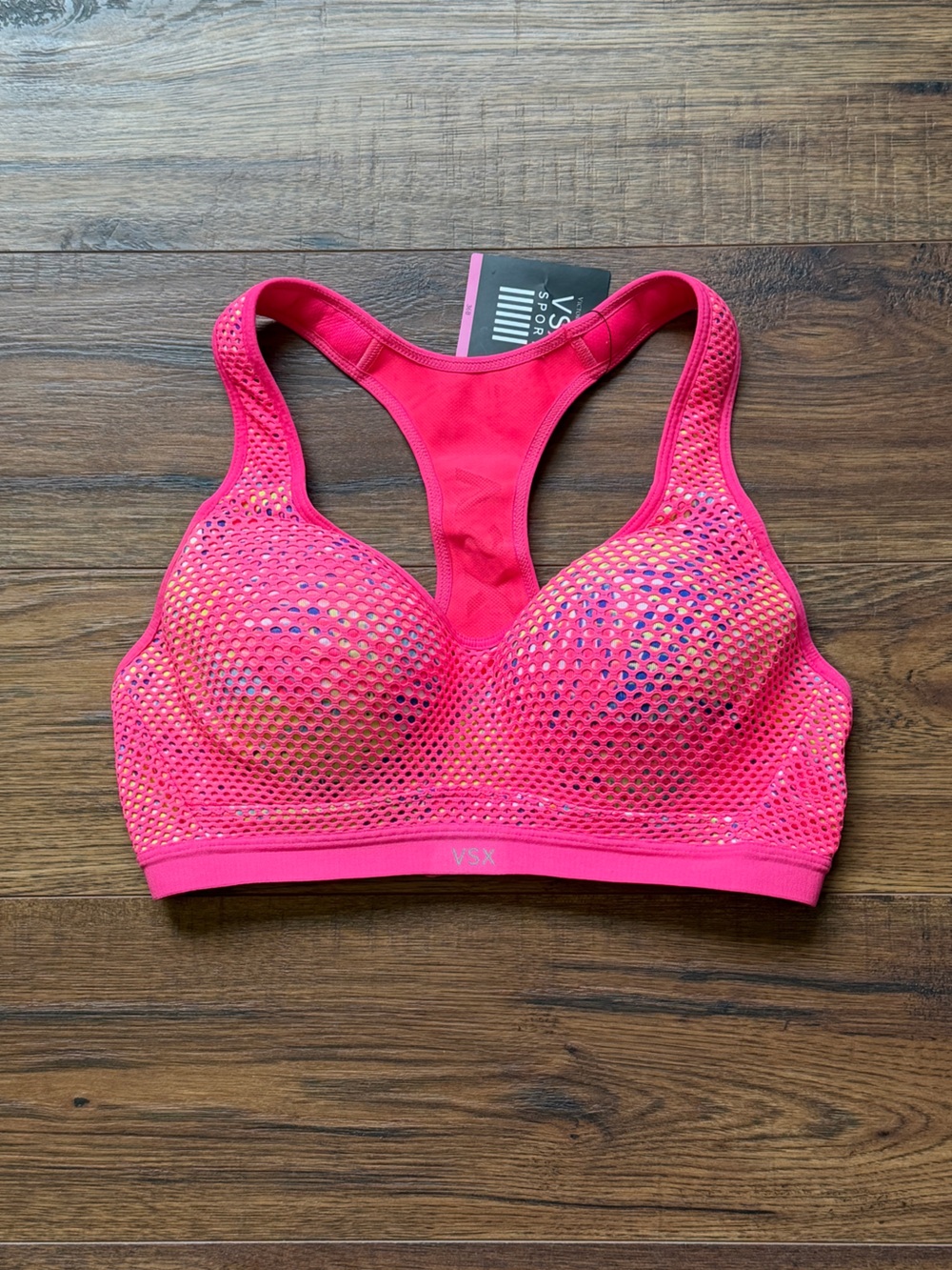 Victoria’s Secret VSX Sport Mesh Tropical Maximum Support Sports Bra 36B NWT